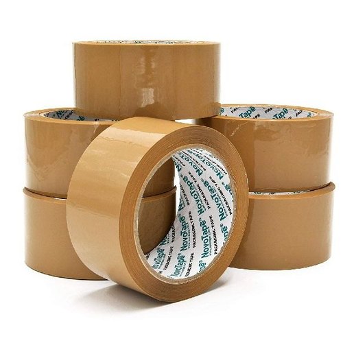 Brown Tape 3 inch/Packing Tape/Heavy Duty Brown Packaging Tape-65 mtr-2 Pack